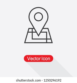 Location Icon,Map Icon Vector Illustration Eps10