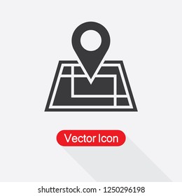 Location Icon,Map Icon Vector Illustration Eps10