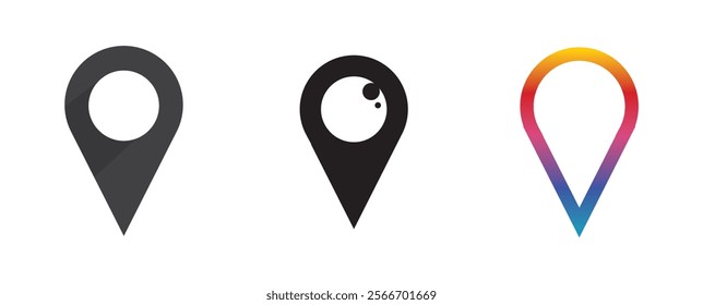 Location icon,Map logo for maps google maps, sign, route, position, symbol and vector logo.