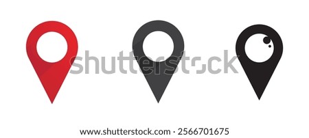 Location icon,Map logo for maps google maps, sign, route, position, symbol and vector logo.