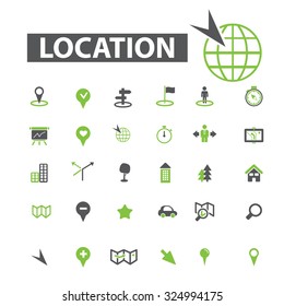 location icons