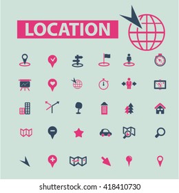 iconos de ubicación
