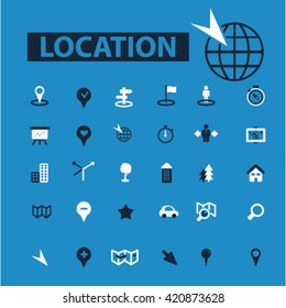 iconos de ubicación
