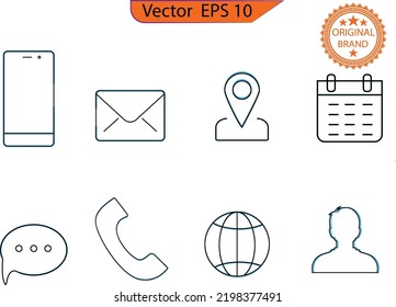 Location icons. Map icons. Transparent background.