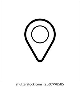 location icons. Modern map markers .Vector illustration on a white background.