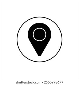 location icons. Modern map markers .Vector illustration on a white background.