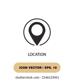 location icons  symbol vector elements for infographic web