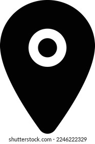 location illustration with flat style