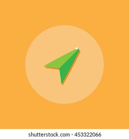 Location Illustration isolated on background. Flat style illustration.