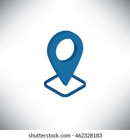 location isometric icon eps verion 10