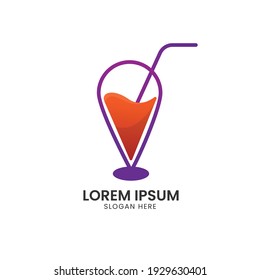 Design-Vorlage für das Standortsaftlogo