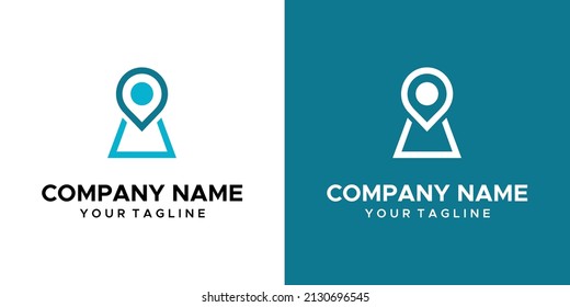 a location key themed graphic image, on a blue and white background. vector graphics base.