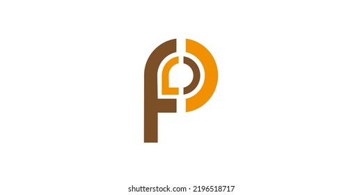 Ortsbuchstabe p Symbol-Vektorsymbol