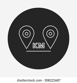 location line icon