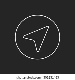 location line icon