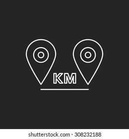 location line icon