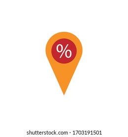 location line illustration icon on white background