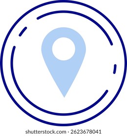Location Line vector Icon Design