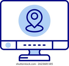 Location Line vector Icon Design