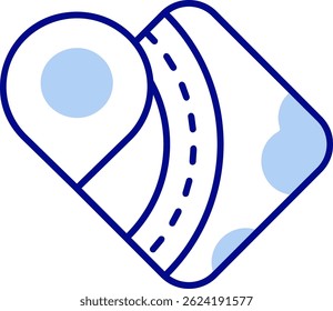 Location Line vector Icon Design