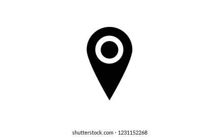 Location lo go pin vector image for, web design, app design vector concept