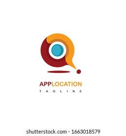 location logo concept, illustration for icon location