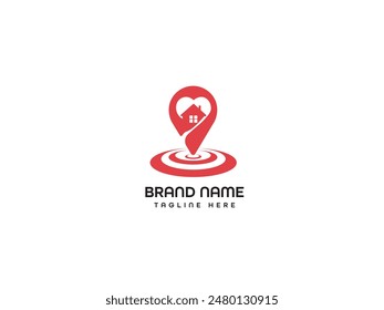 Location Logo Design Monogram Template