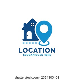 Location logo design vector illustration