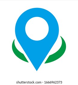 location logo icon illustration vector