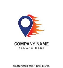 Location logo / icons vector illustration emblem isolated maps navigation 