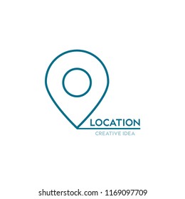 Location logo vector design templates on white background