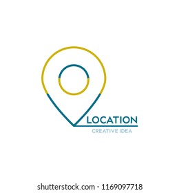 Location logo vector design templates on white background
