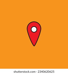 The Location Maker icon design features a pin or marker symbol indicating a specific point or place on a map commonly used for navigation and marking locations.