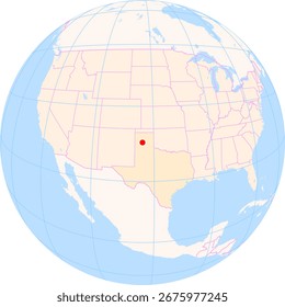 Localização do Amarillo (Texas) nos Estados Unidos