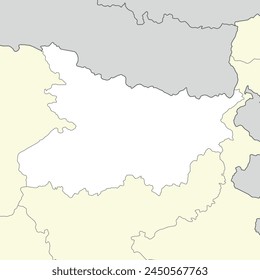 Location map of Bihar is a state of India with neighbour state and country