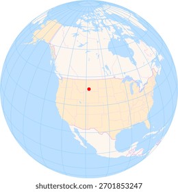 Mapa de localização Billings Logan Int. Aeroporto (Billings, Estados Unidos). Código IATA: BIL. Sem rótulos.