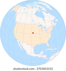 Location Map of Central Nebraska Regional Airport (Grand Island, United States). IATA-code: GRI. No labels at all.
