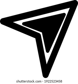 Symbol für das Design der Standortkarte Vektor