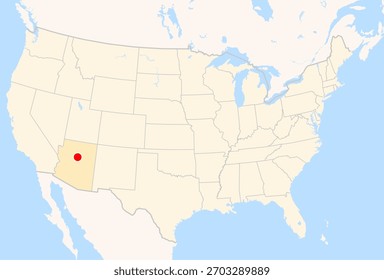 Mapa de Locación del Aeropuerto Flagstaff Pulliam (Flagstaff, Arizona, Estados Unidos). Código IATA: FLG. No hay etiquetas en absoluto.