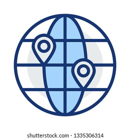 location   map   global  