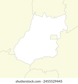 Location map of Goias is a state of Brazil with neighbour state and country
