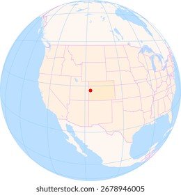 Location Map of Grand Junction (Colorado) in the United States
