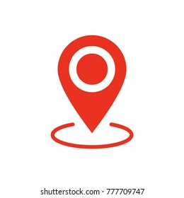 Location Map Icon, Gps Pointer Mark