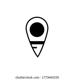 Location Map icon or logo isolated sign symbol vector illustration - high quality black style vector icons

