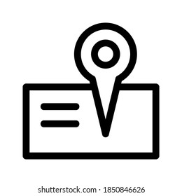 Location Map icon or logo isolated sign symbol vector illustration - high quality black style vector icons
