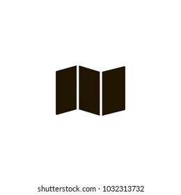 location map icon. sign design