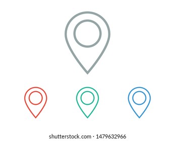 location, map icon vector illustration EPS10.
