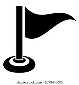 Location map icon vector. Pointer Isolated on white background.