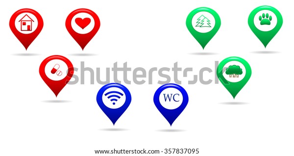 Location map
icons