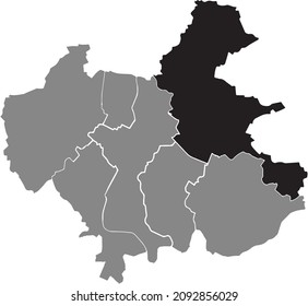 Mapa de ubicación del distrito de Oberwinterthur de Kreis 2 de Winterthur, Suiza